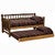 Hickory Log Daybed with Trundle