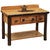 Hickory Log Two Drawer Open Vanity