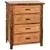 Hickory 4 Drawer Chest