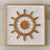Rattan Wheel Framed Wall Art - CLEARANCE