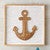 Rattan Anchor Framed Wall Art - CLEARANCE