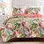 Tropical Flora Quilt Bed Set - King - OVERSTOCK