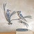 Blue Jays Perch Metal Wall Hanging