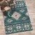 Turquoise Horizon Rug - 2 x 8