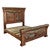 Stockade Solid Wood & Cowhide Bed - Queen