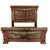 Stockade Solid Wood & Cowhide Bed - King