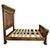 Stockade Solid Wood & Cowhide Bed - King