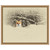 Behind a Snow Bank Framed Canvas