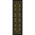 Big Sky Bear Family Green Rug - 2 x 8
