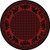Big Sky Bear Family Red Rug - 8 Ft. Round