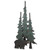 Black Bear & Tree Metal Wall Sculpture - OUT OF STOCK