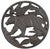 Black Bear Cast Iron Trivet