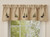 Black Bear Forest Lined Embroidered Valance