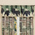 Black Bear Log Cabin Lined Valance