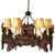 Black Forest Dancing Bears Chandelier
