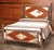 Black Forest Hickory Diamond Birch Bark Bed - King