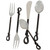 Blacksmith Loop 5 Piece Flatware Set - OUT OF STOCK UNTIL 08/20/2025