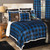 Blue Buffalo Check Bed Set - King