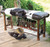 Boot Bench with Cowhide