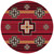 Bounty Red Southwestern Rug - 8 Ft. Round