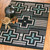 Bounty Turquoise Flint Rug - 8 Ft. Round