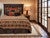 Brands Embossed Leather Square Pillow with Fabric Back