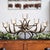 Bronze Finish Antler Votive Candelabra