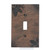 Stone Finish Pinecone Single Switch Cover