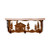 Cabin in Pines 20 Inch Pine Hook Shelf