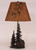 Cabin Metal Art Table Lamp with Nightlight - Small