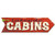 Cabins Personalized Arrow Sign
