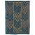 Camp Chevron Black Rug - 2 x 8