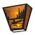 Canoe Sunrise Wall Sconce