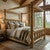 Canopy Log Bed - Queen