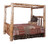 Canopy Log Bed - Queen