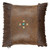 Canyon Shadows Brown Fringed Pillow