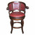 Cardenal Barstools - Colonial Red - Set of 3
