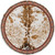 Cattle Drive Spotted Brindle Rug - 8 Ft. Round