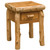 Cedar Log One Drawer Nightstand