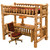 Cedar Log Single Loft Bed