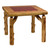 Cedar Log Game Table with Checkerboard Top - 42 Inch