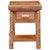 Cedar One Drawer Nightstand with Shelf