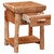 Cedar One Drawer Nightstand with Shelf