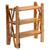 Cedar Open Bookshelf with Twig Accents