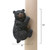 Climbing Bear Tree/Post Wall Hanging Sculpture