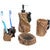 Climbing Black Bears Bath Set - Set of 4