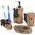 Climbing Black Bears Bath Set - Set of 4