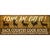 Country Cook House Personalized Sign - 14 x 36