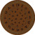 Cowboy Brands Dark Rug - 8 Foot Round