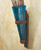 Crackled Turquoise Glass Wall Vase